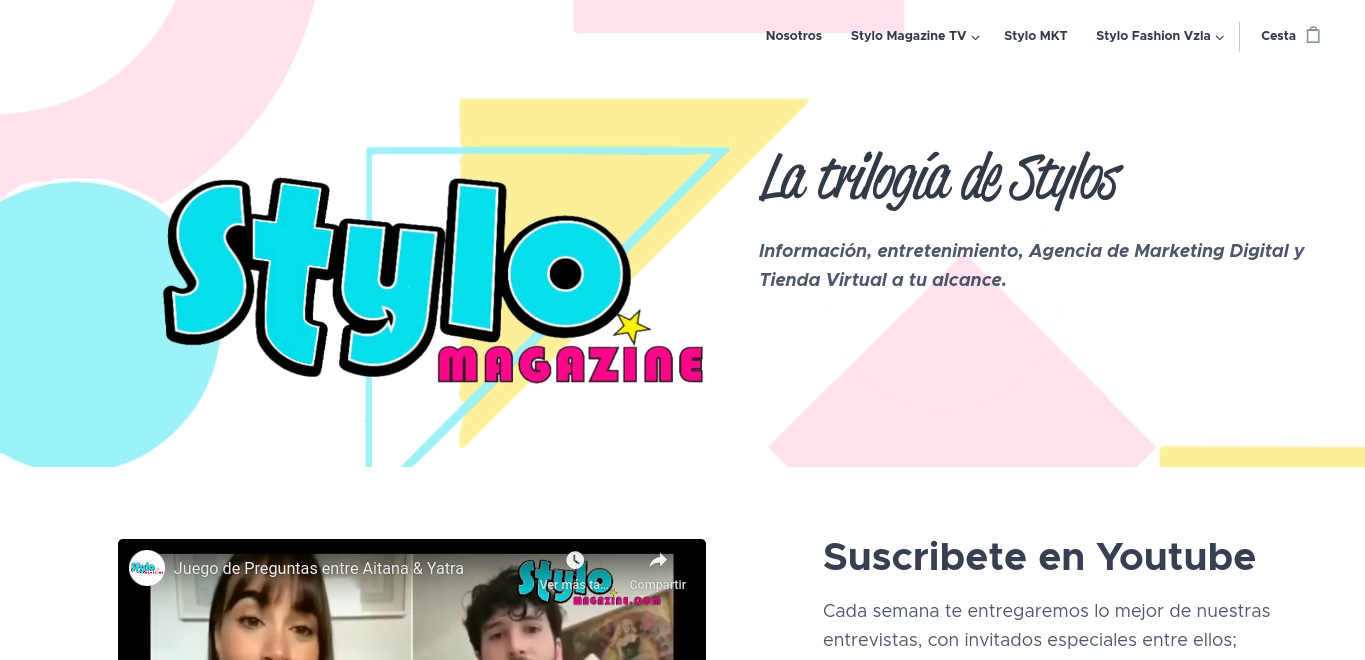 Página Web de Noticias y Actualidad + Marketing